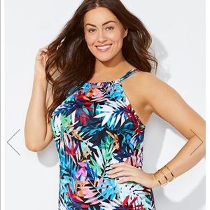 Swimsuits For All Fandango High Neck Tankini Top